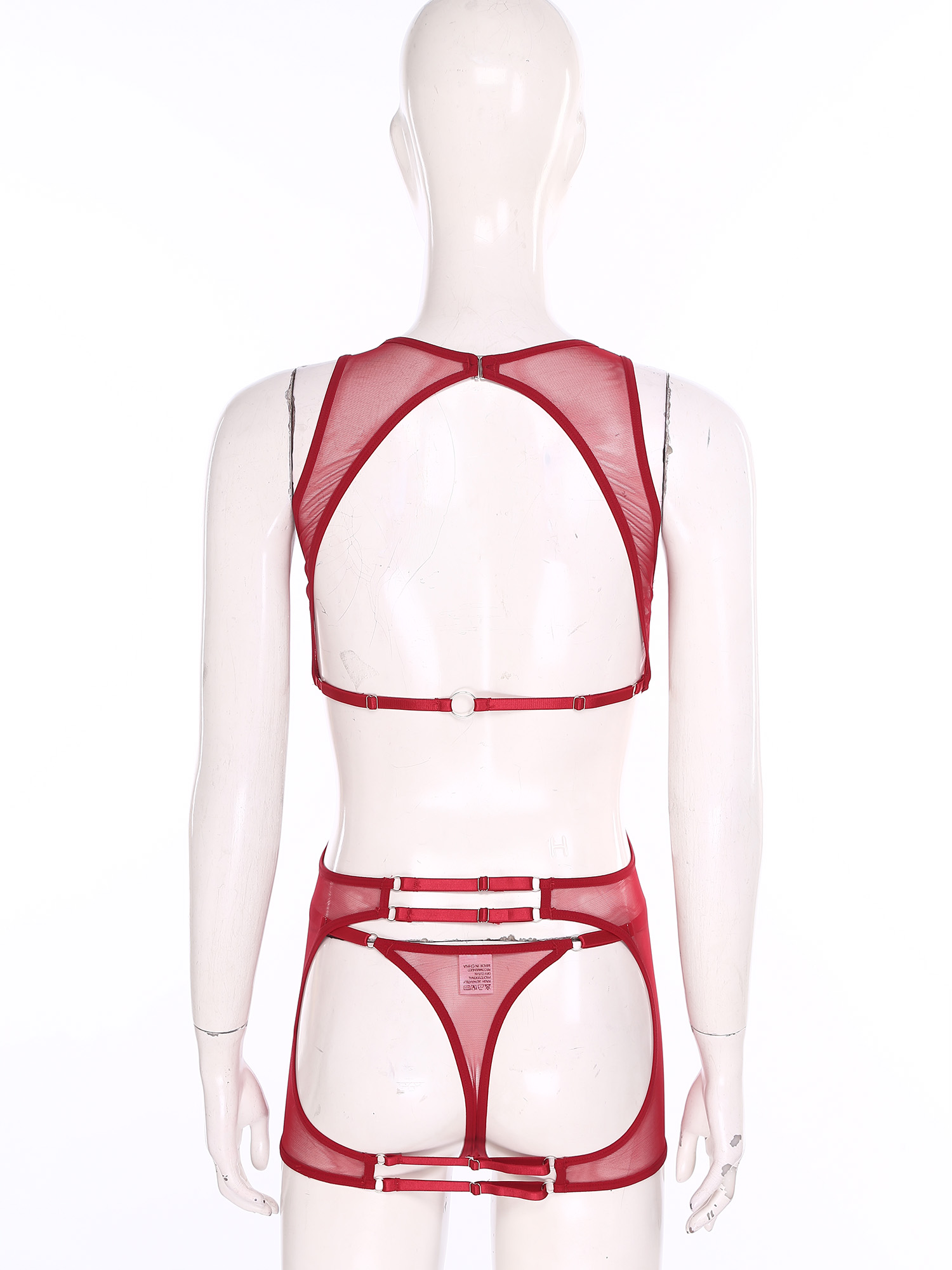 女性用セクシーなシースルーメッシュミニドレス、Tバックビキニ - Sexy Mesh Sheer Bodycon Dress のレビューと価格
