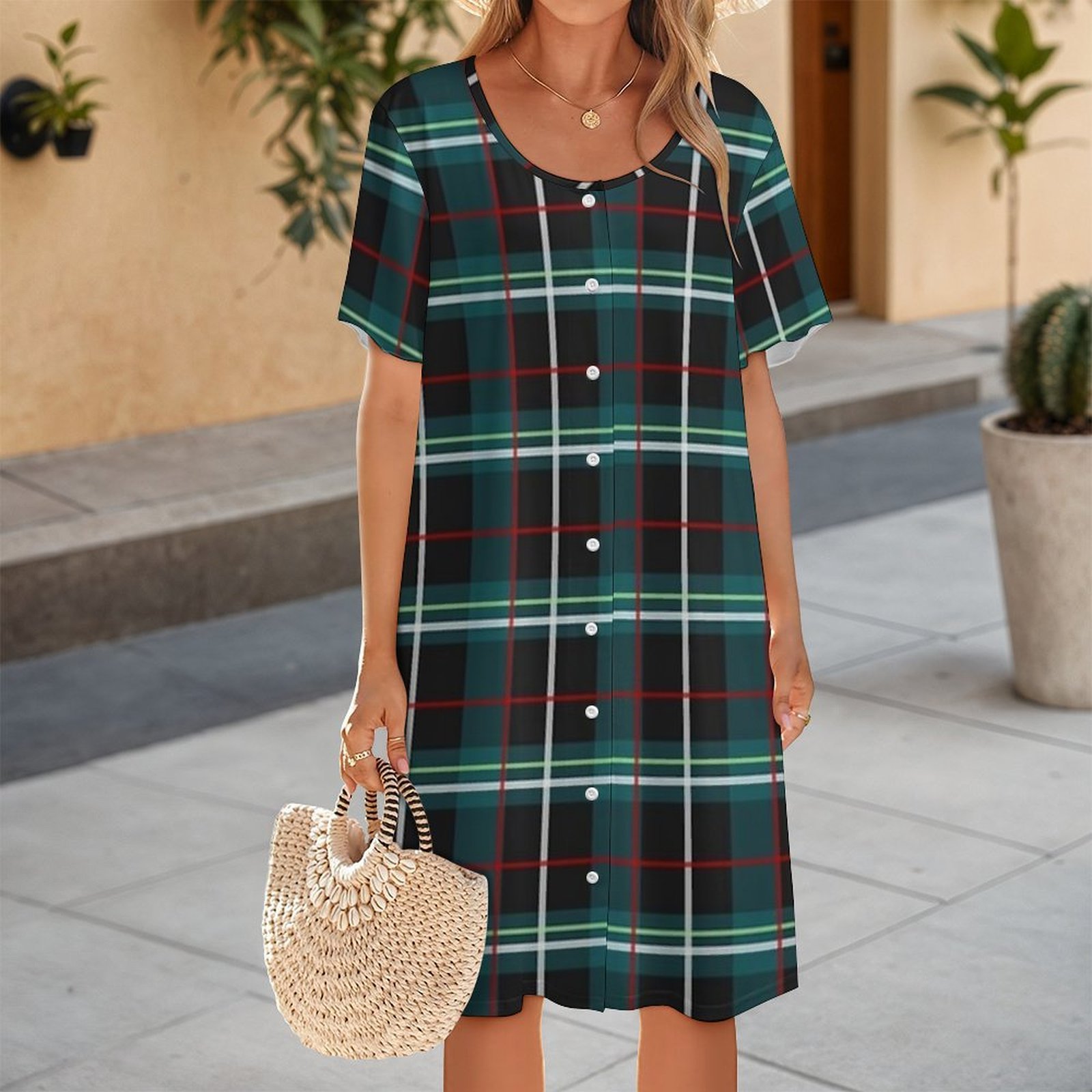 フランキー・シュタインの「ファーストウェーブ」ドレスパターン - Korean Style A Line Shirt Dress のレビューと価格