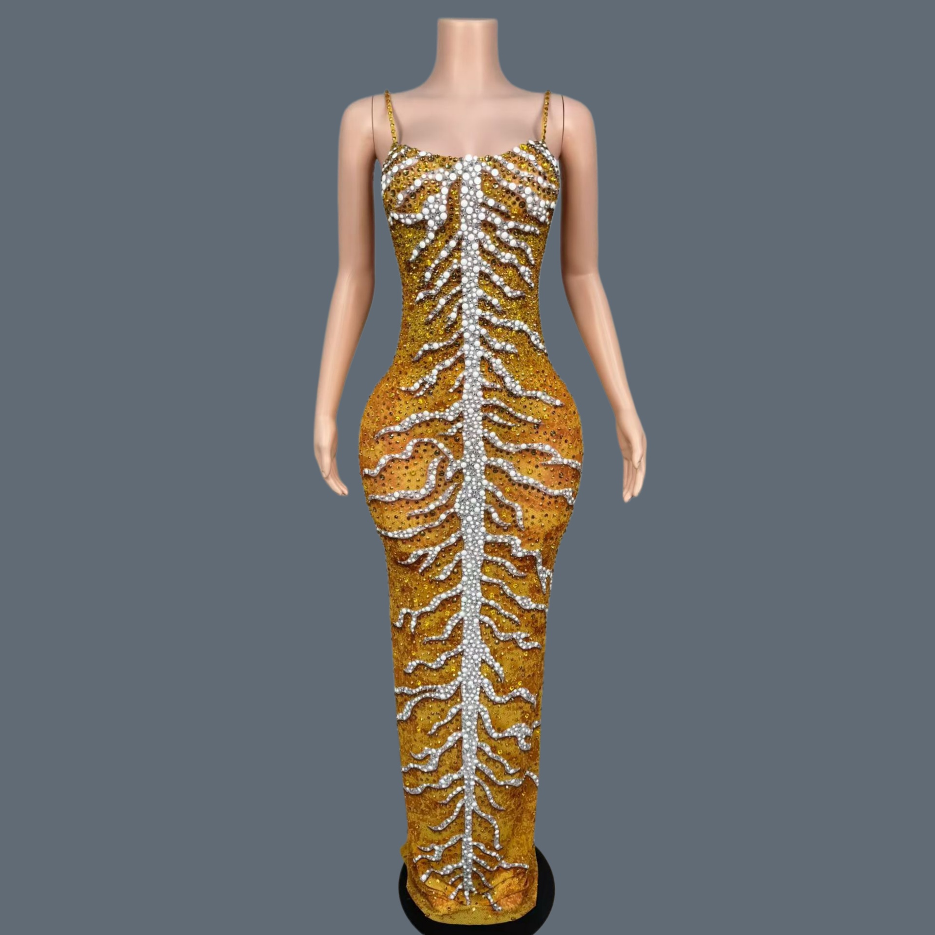ラグジュアリーラインストーン キラキラ スパンデックス エレ - Sparkly Rhinestone Club Party Dress のレビューと価格